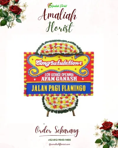Bunga Papan Congratulation di Bangodua